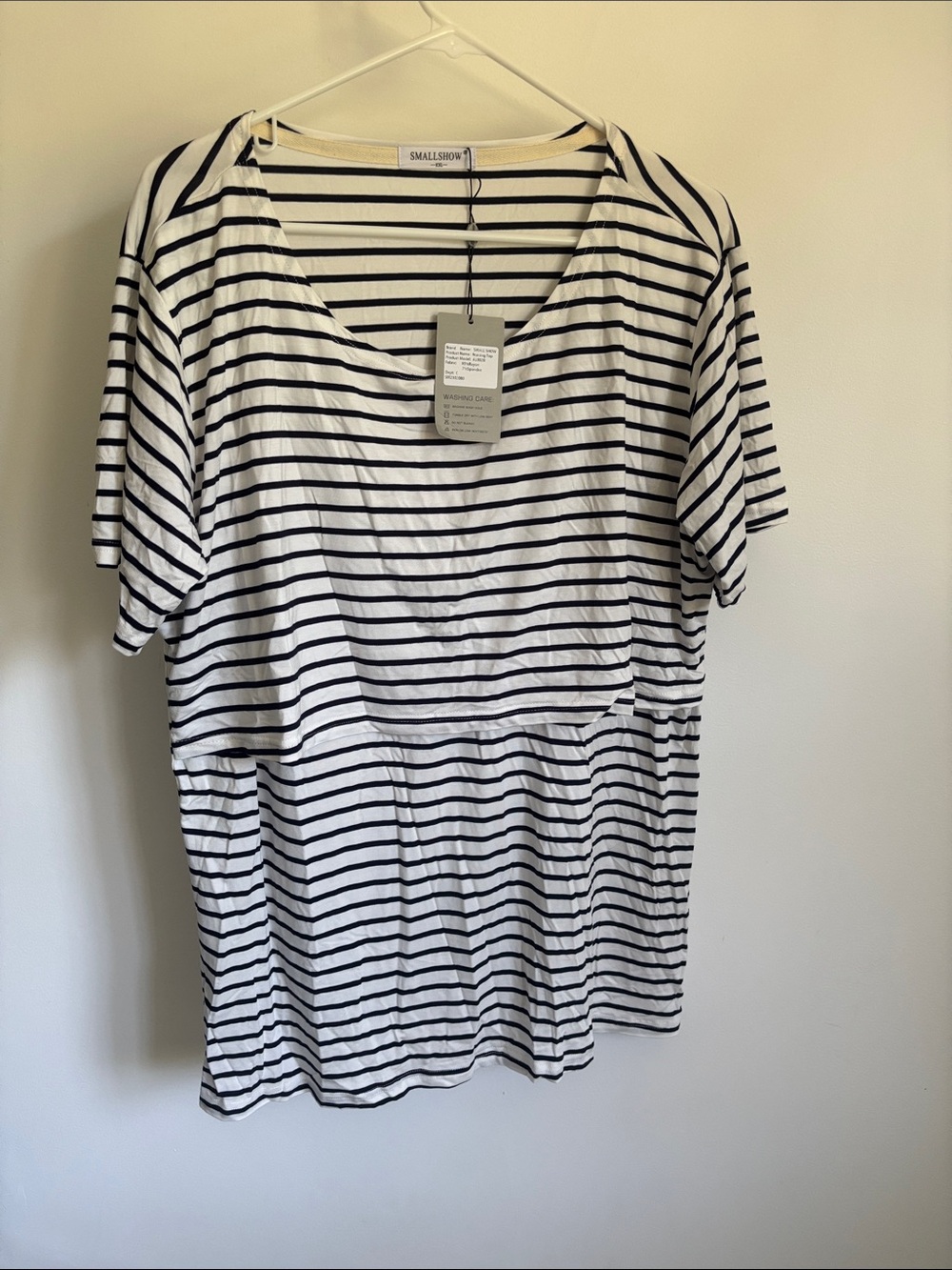 Striped Women’s Nursing Top